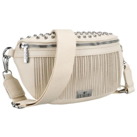 Peterson Crossbody női oldaltáska világos bézs színben