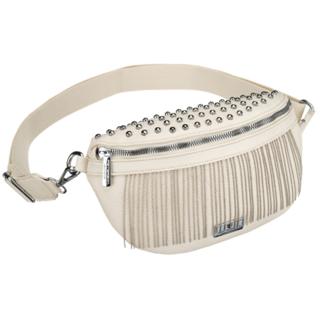 Peterson Crossbody női oldaltáska világos bézs színben