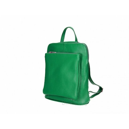 Valódi bőr női Ipad tartós hátizsák S méret S7139 Green
