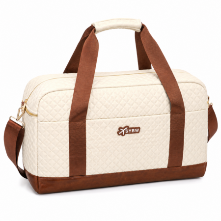 SYBW Steppelt Sporttáska / Utazótáska 40×25×20 cm – Beige Brown