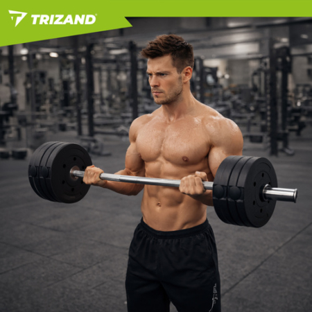 Súly 5 kg Trizand 4 darabos bitumenes súlyzólap készlet súlyzókhoz és rudakhoz