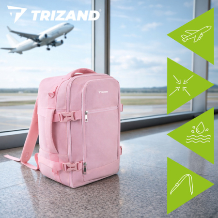 Vízálló 3-funkciós kézipoggyász hátizsák / válltáska – Wizz Air és Ryanair kompatibilis 40x30x20 cm