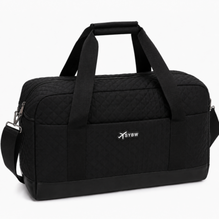 SYBW Steppelt Sporttáska / Utazótáska 40×25×20 cm – Black Elegance