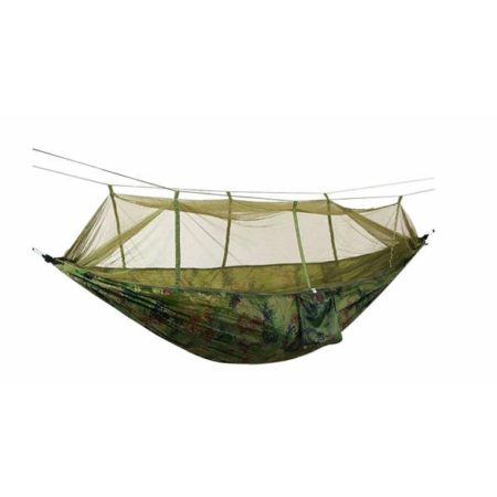 Turisztikai függőágy Szúnyoghálóval Santiago Army 260x140cm Net