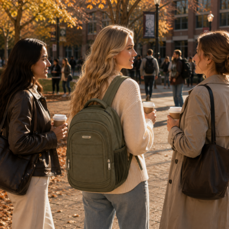 TravelPack 35 iskolai és utazó hátizsák – 35 × 25 × 20 cm, laptop rekesszel