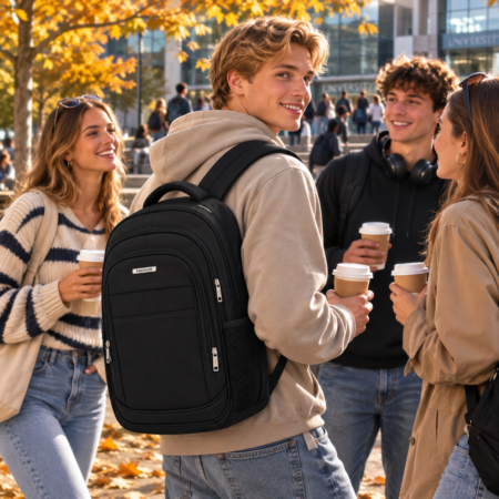 TravelPack 35 iskolai és utazó hátizsák – 35 × 25 × 20 cm, laptop rekesszel