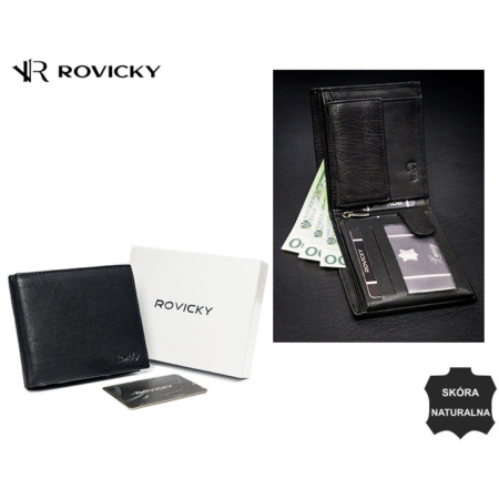 ROVICKY RFID bőr pénztárca N992-PZ-CCR-RFID