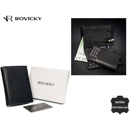 ROVICKY RFID bőr pénztárca N74-PZ-CCR-RFID