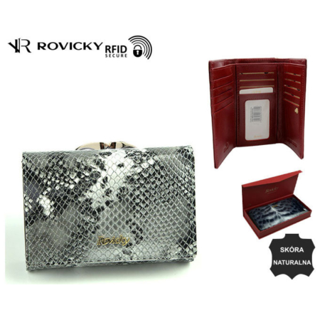 ROVICKY 8810-SNR RFID bőr pénztárca