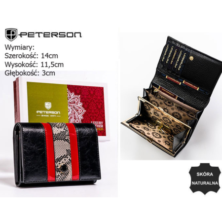 PETERSON PTN ST-445 RFID bőr pénztárca