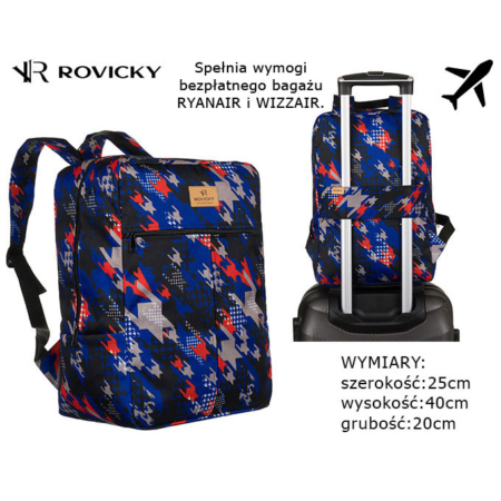 ROVICKY R-PLEC-10 poliészter hátizsák