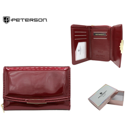PETERSON PTN 001-LAK öko bőr RFID pénztárca