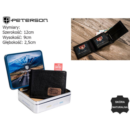 PETERSON PTN 304G RFID bőr pénztárca