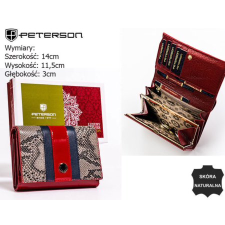 PETERSON PTN ST-445 RFID bőr pénztárca
