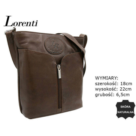 Női bőr kézitáska LR-TSL-01-GVT BROWN