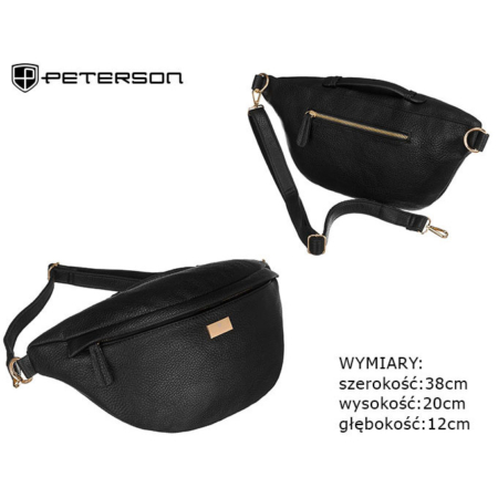 PETERSON PTN NER-ALE-3 L.Bézs színű öko bőr zacskó