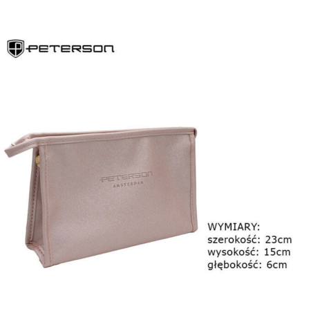 PETERSON PTN KOS-DA-5 kozmetikai táska öko bőrből