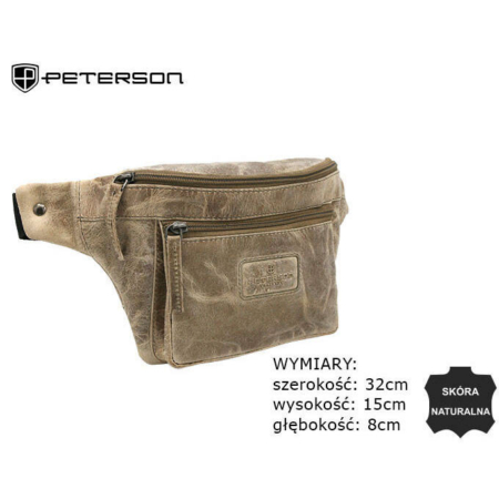 PETERSON bőr tasak PTN BP-2-HUN