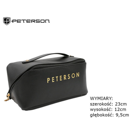 PETERSON PTN KOS-DA-7 kozmetikai táska öko bőrből