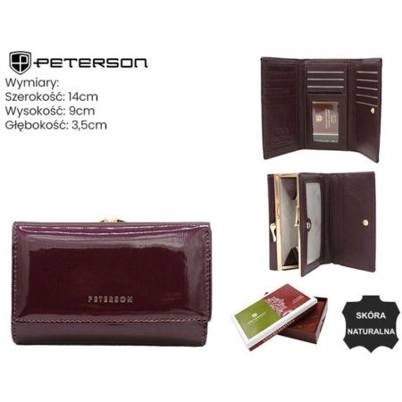Női bőr pénztárca PTN 42108-SH Lila