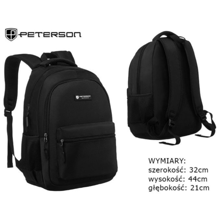 Peterson Hátizsák PTN 79902 Fekete