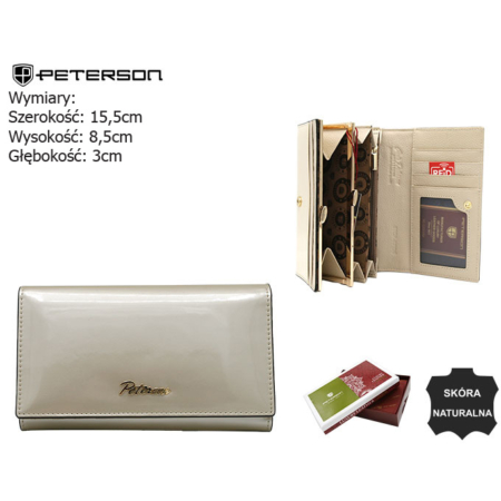 Női bőrtárca PTN 1N-466 Pearl