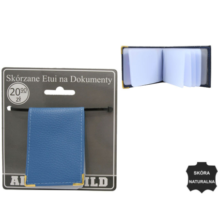 Bőr irattartó 301-BL L.Blue