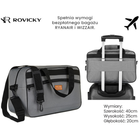 Utazótáska R-TL15608 SZÜRKE