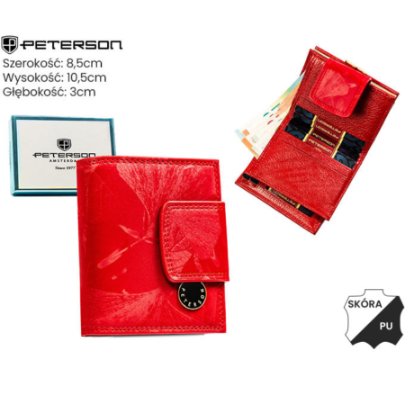 PTN PS329-MLF Piros pénztárca nőknek