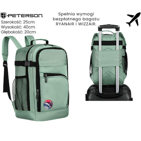 PTN utazási hátizsák PP-TOK3-D Menta
