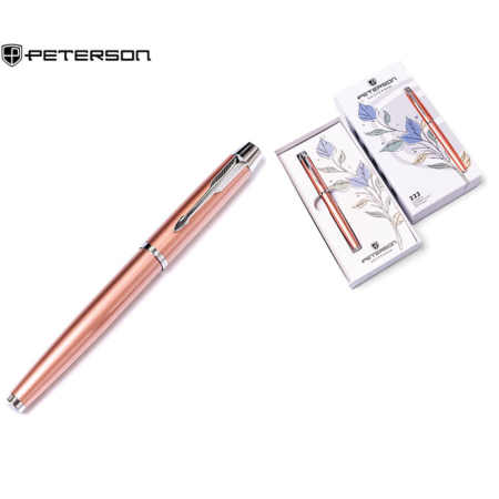 Peterson PTN 222-GB Salmon-Silver golyóstoll dobozban