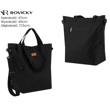 Torba R-TZ15605-ZJ Fekete