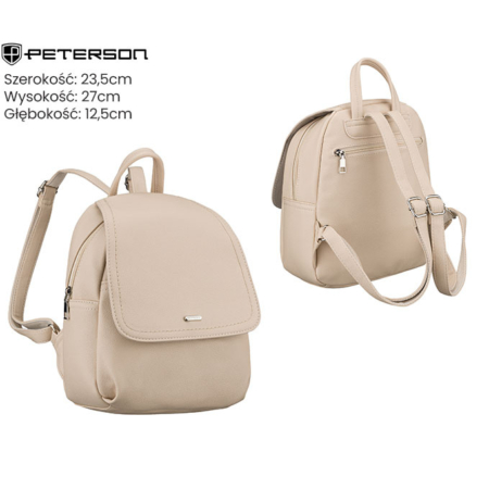 Női PU hátizsák R-6739 D.Beige