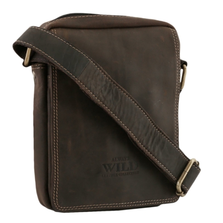 Wild Valódi bőr Válltáska