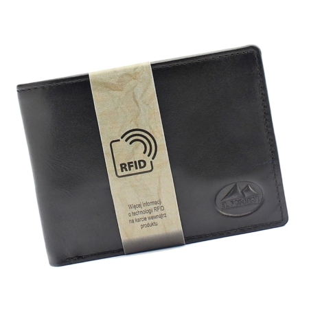 EL FORREST Valódi bőr Férfi Pénztárca RFID védelemmel