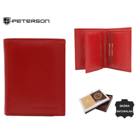 PETERSON PTN RD-290-GCL RFID bőr pénztárca