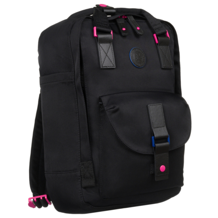 Textil hátizsák LULUCASTAGNETTE NANO NOIR/BLACK
