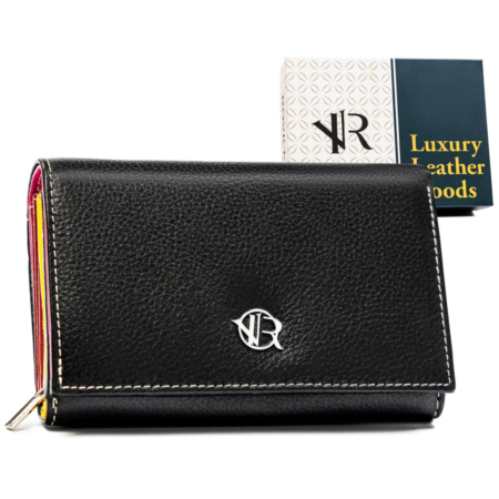 Női bőr pénztárca RD-22-NDM MULTI BLAC