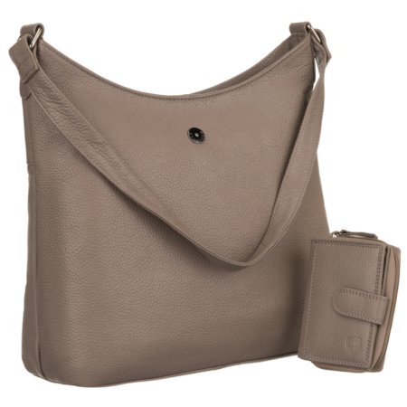 PETERSON bőrtáska + pénztárca PTN 6104-DS D.Beige