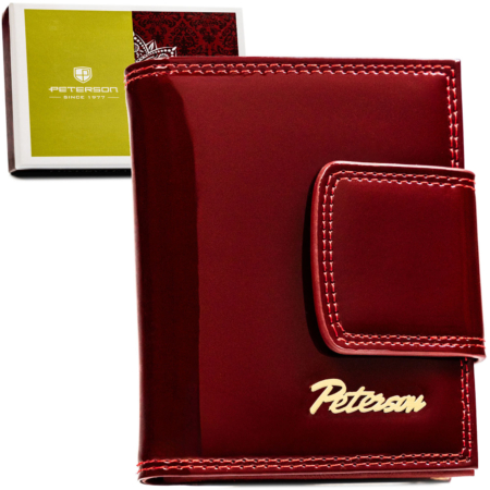 Női bőr pénztárca PTN BC-42329 Piros