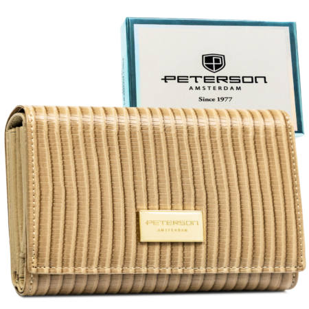 Női pénztárca bőr+PU PTN PS112-CRV KHAKI