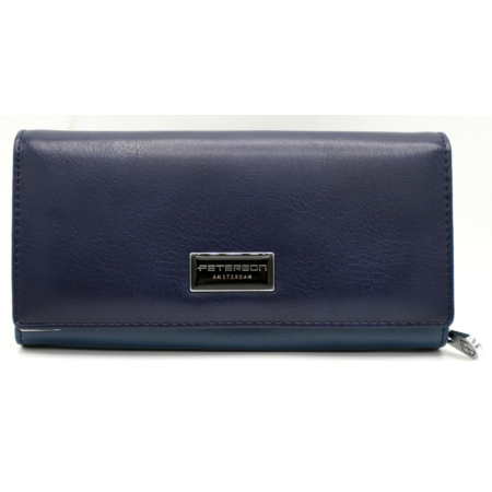 Női pénztárca bőr+PU PTN PX20-F773 Navy