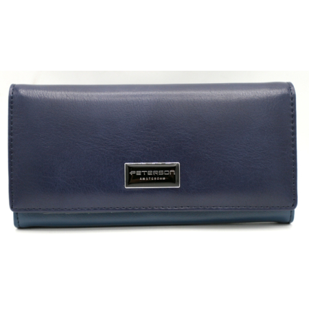 Női pénztárca bőr+PU PTN PX22-F773 Navy