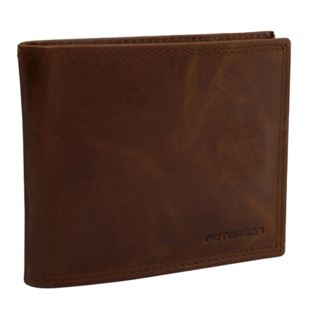 Férfi bőr pénztárca PTN N992-LWC Cognac