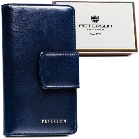 Női PU pénztárca PTN 008-HF Navy