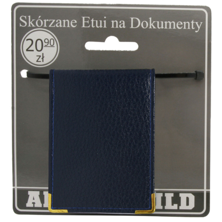 Bőr irattartó 301-BL kék