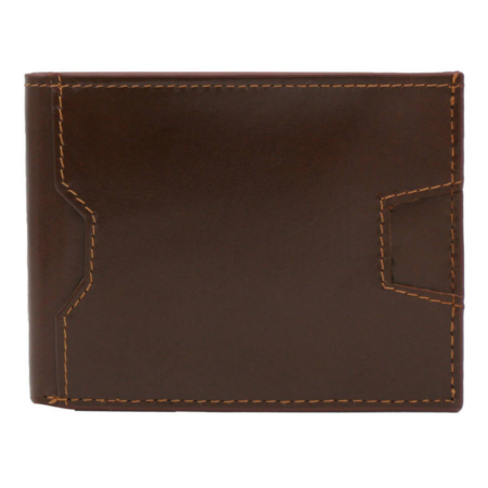 Férfi bőr pénztárca N78-VT-NL BROWN+BROWN