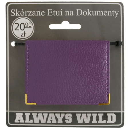 Bőr irattartó 302-BL Levendula