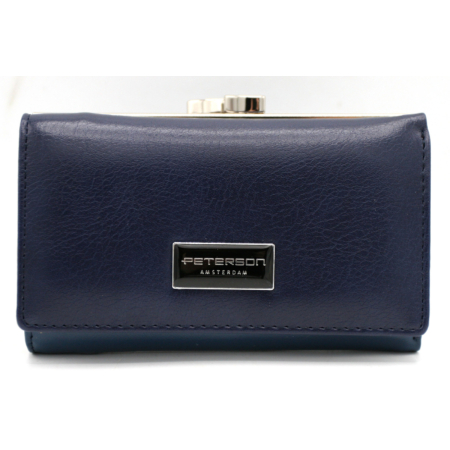 Női pénztárca bőr+PU PTN PX23-F773 Navy