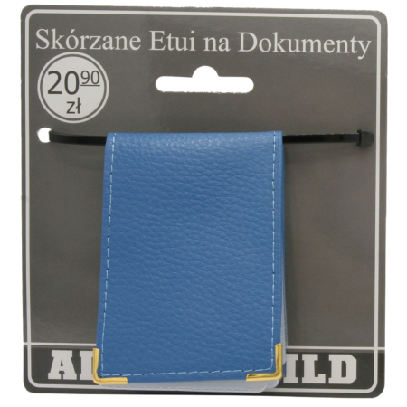 Bőr irattartó 301-BL L.Blue